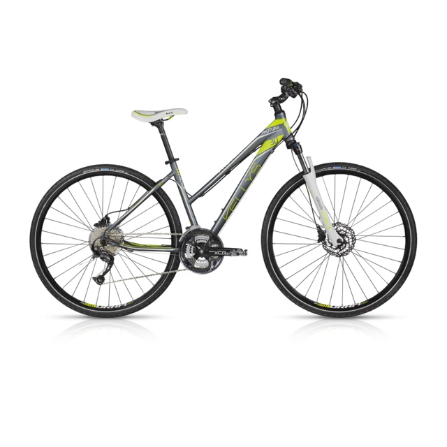 Dámsky crossový bicykel KELLYS PHUTURA 30 28" - model 2017 - Raspberry - Grey