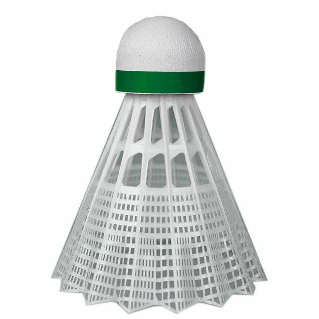 Yonex Mavis 2000 Plastikbälle - weißer Federball - grüner Streifen - weißer Federball - grüner Streifen