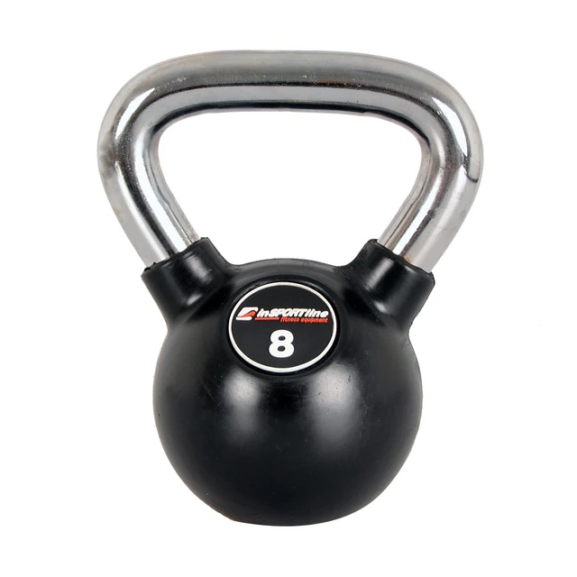 Zestaw hantli gumowanych inSPORTline Kettlebell Profi 4-40 kg