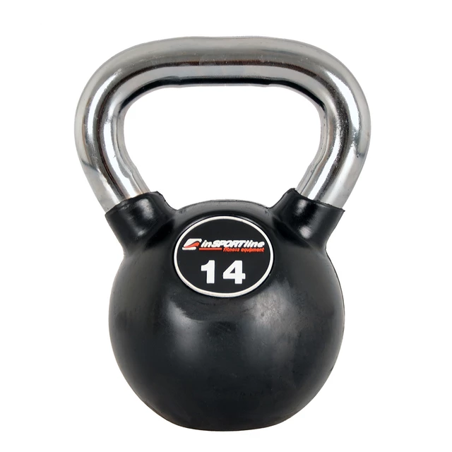 Rubber-Coated Dumbbell inSPORTline Ketlebel Profi 14 kg