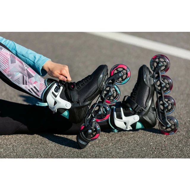 Rollerblades Powerslide Radon Teal 90 Trinity