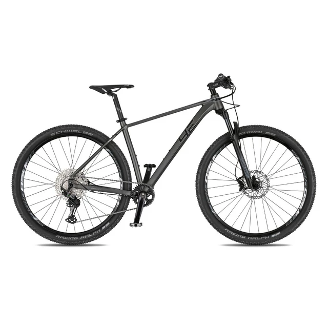 Horský bicykel 4EVER Prodigy Race 29" - model 2021 - čierna/metal zlatá - titan/metal strieborná