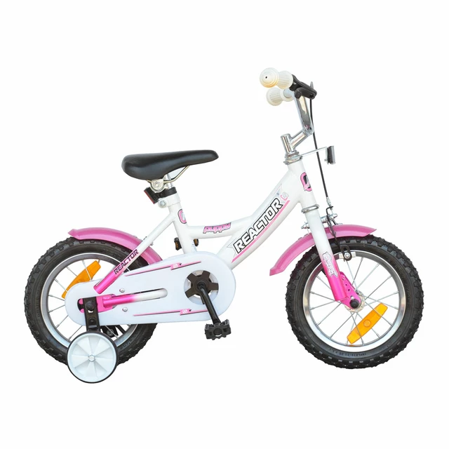 Kinderfahrrad Reactor Puppi 12" - weiß-rosa