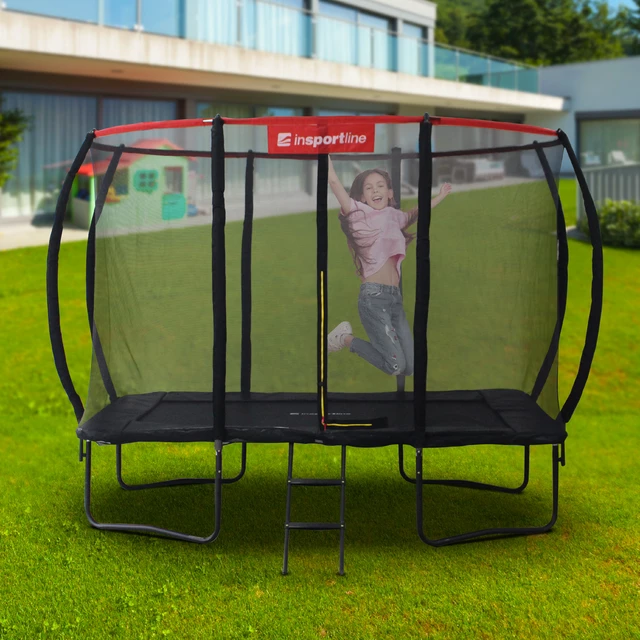 Rechteckiges Trampolin-Set inSPORTline QuadJump PRO 183 * 274 cm.