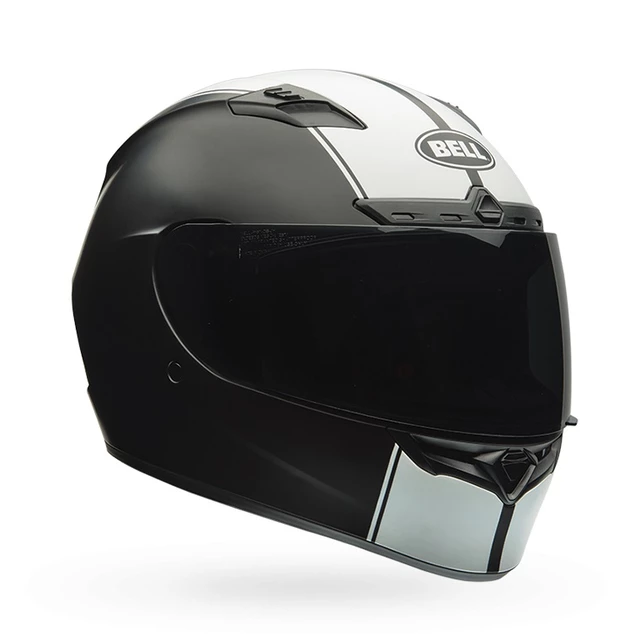 Moto Helmet BELL Qualifier DLX - Rally Matte Titanium - Rally Matte Black