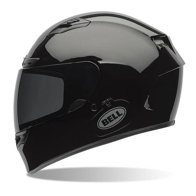 Moto Helmet BELL Qualifier DLX - Clutch Black - Solid Black