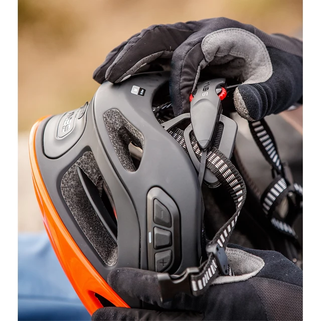 SENA R1 Fahrradhelm mit integriertem Headset - orange