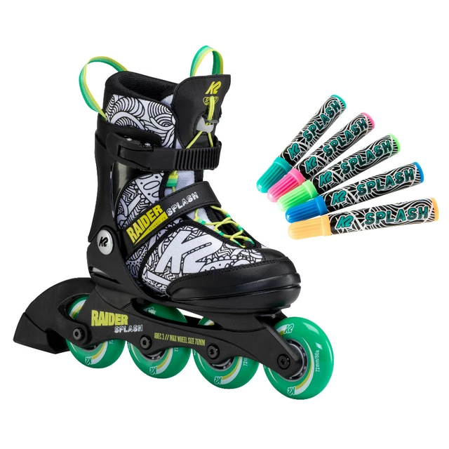 Adjustable Inline skates K2 Raider Splash 2021