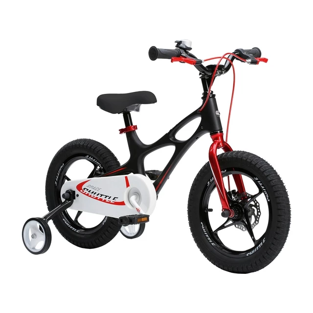 Children's Bike RoyalBaby Space Shuttle 16" - 2017 - White - Black (old) - Black