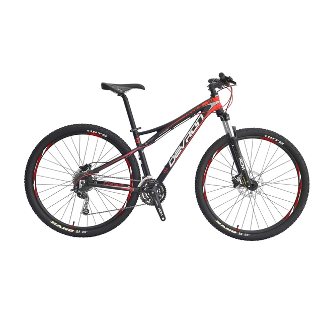 Mountain bike DHS Devron Riddle 4.9 2014 - 29" kola - Black-Red