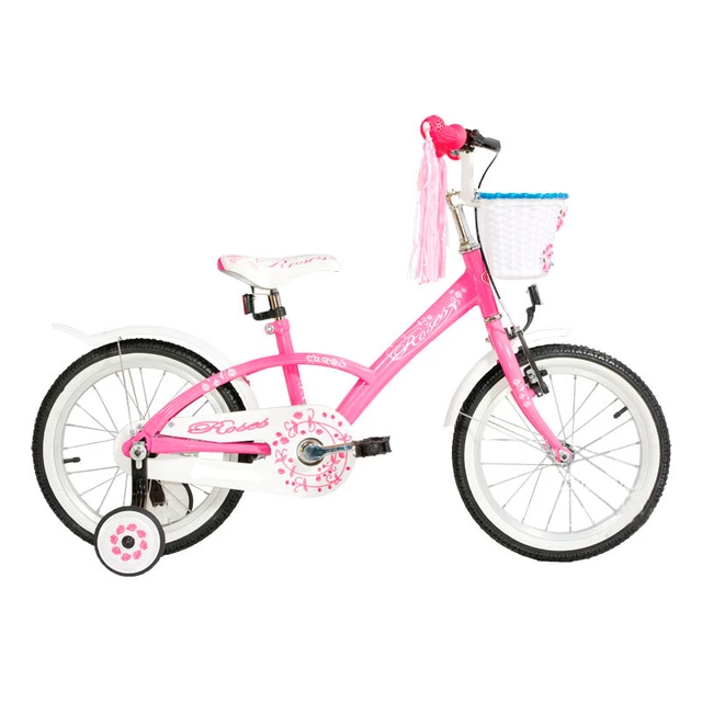 Detský bicykel Turbo Roses 16" - ružová