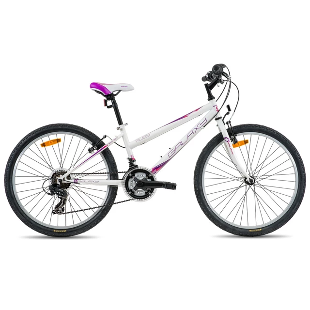 Junior Girls’ Bike Galaxy Ruby 24” - 2015 - White-Purple
