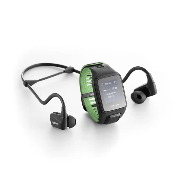 Športtester TomTom Runner 3 Cardio + Music + Bluetooth slúchadlá - L (143-206 mm)