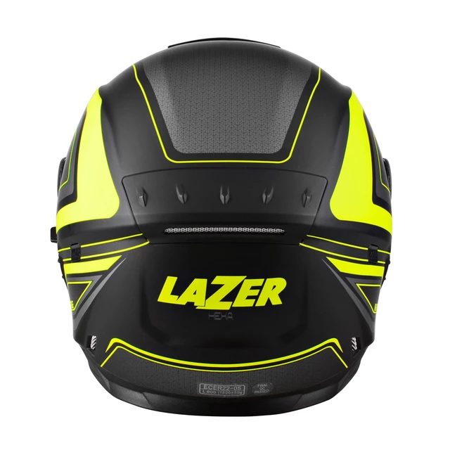 Moto přilba Lazer Rafale Hexa - Black-Yellow-Matt, XXL (63-64)