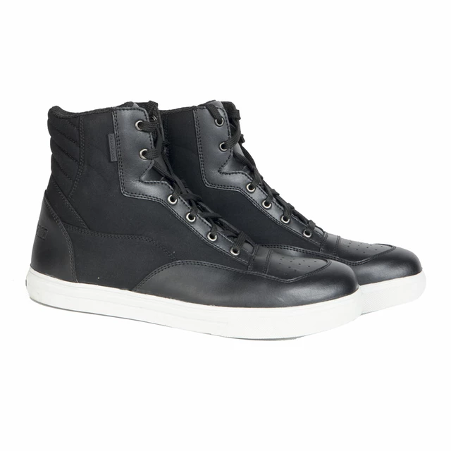 Motoros cipő Rebelhorn Traffic Leather - fekete - fekete