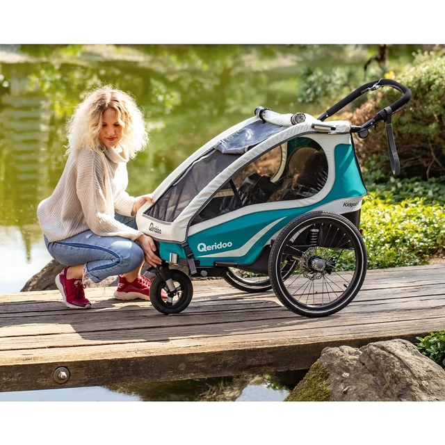 Qeridoo KidGoo 1 Sport Multifunktionaler Fahrrad-Kinderwagen