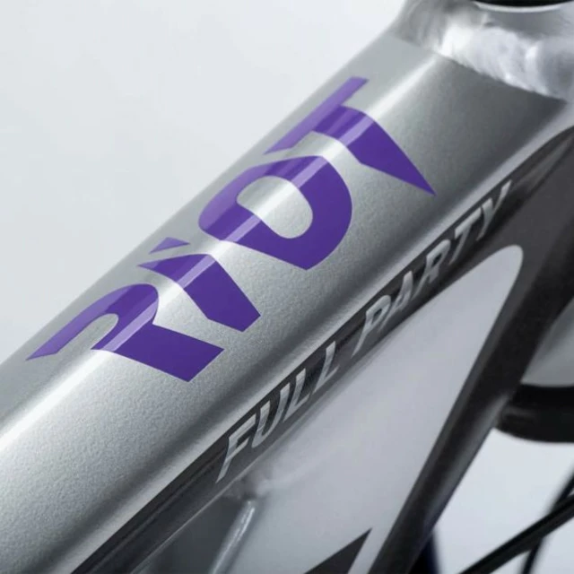 Celoodpružené kolo Ghost Riot AM Full Party 29" Silver/Electric Purple