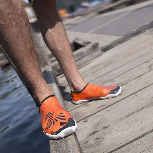 Anti-slip shoes Aqua Marina Ripples - Orange