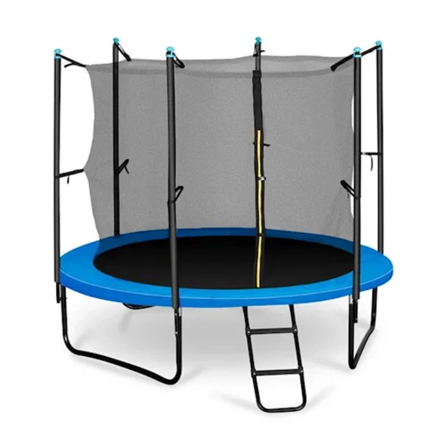 KLARFIT Rocketboy, Trampolin 250 cm blau