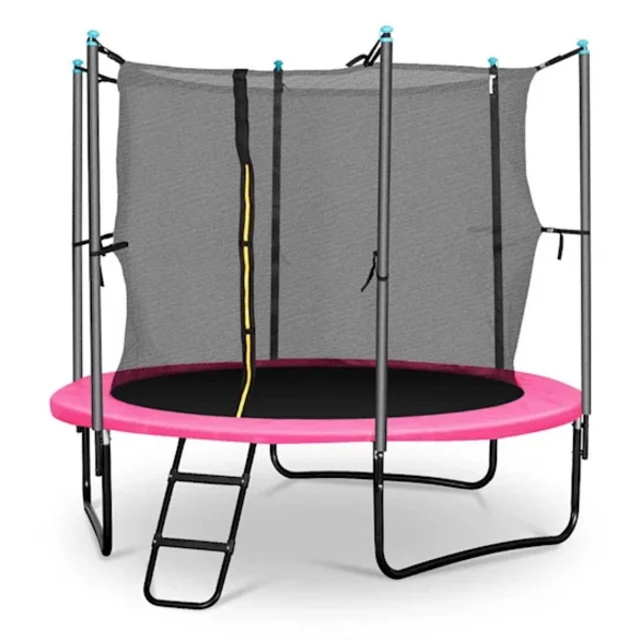 KLARFIT Rocketgirl, Trampolin 250 cm rosa