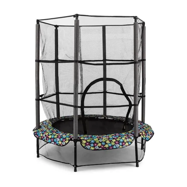 Trampoline KLARFIT Rocketkid 5 140 cm – Flower Pattern