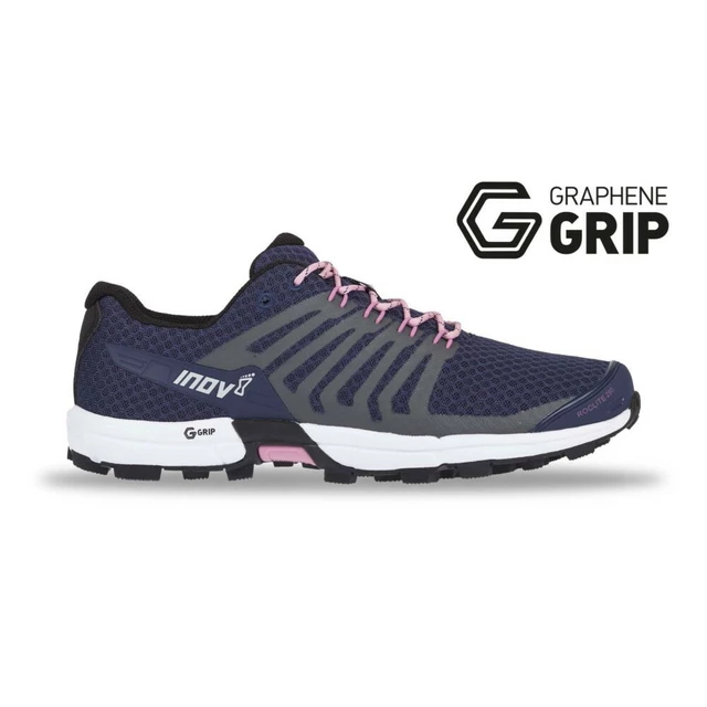 Women’s Trail Running Shoes Inov-8 Roclite 290 (M) - Navy/Pink