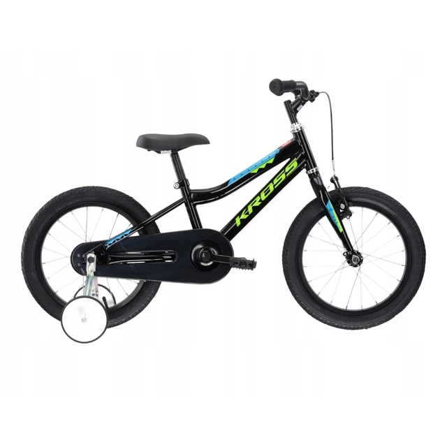 Children’s Bike Kross Racer 3.0 16” – Gen 004 - Black/Green/Blue - Black/Green/Blue