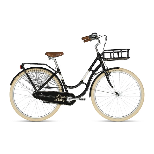 Mestský bicykel KELLYS ROYAL DUTCH 28" - model 2018 - Black