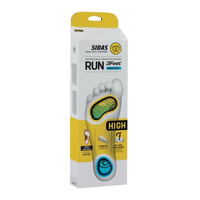 Running Insoles Sidas Run 3Feet Protect High