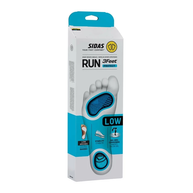 Running Insoles Sidas Run 3Feet Protect Low