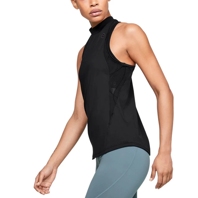 Dámske tričko Under Armour Rush Vent Tank - M - Black