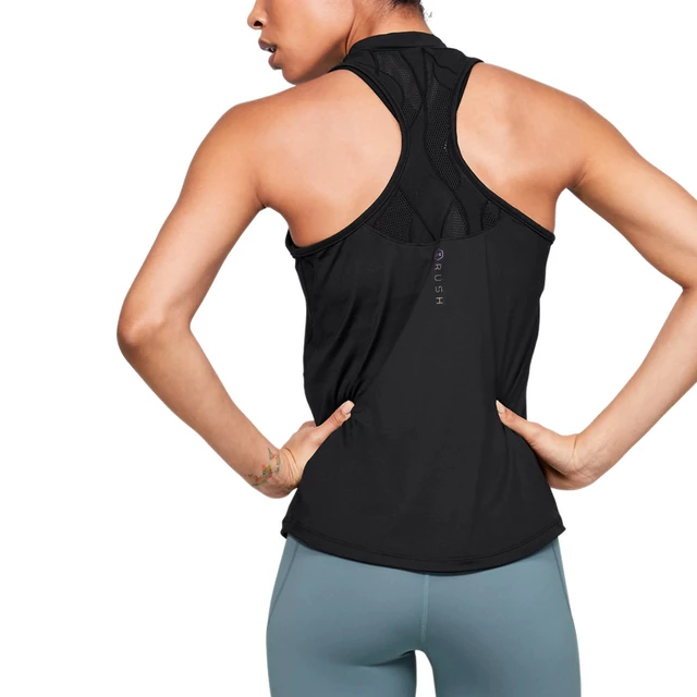 Dámské triko Under Armour Rush Vent Tank - Black