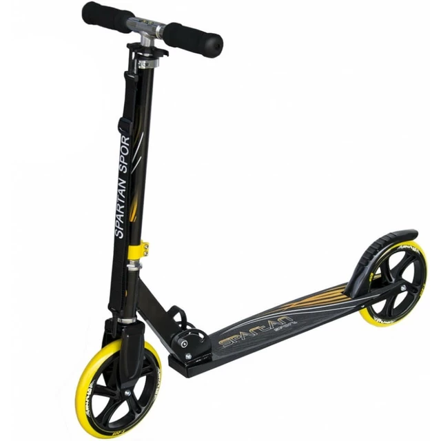 Spartan Jumbo scooter - Black-Red - Black-Yellow