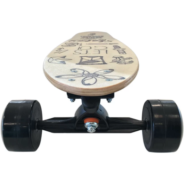 Elektrický skateboard Skatey 150L wood art