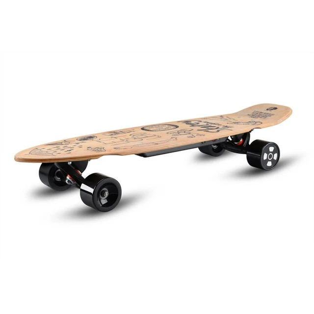 Skatey 350L wood art Elektro Longboard