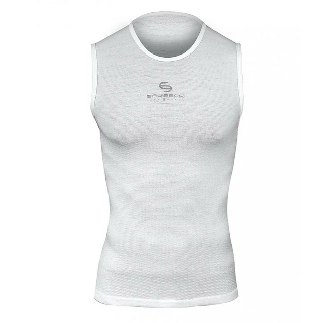 Unisex Tank Top Brubeck Multifunctional Base Layer 3D - White - White