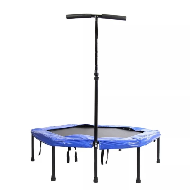 Springless Trampoline with Handlebar Spartan Hexagon 136 cm