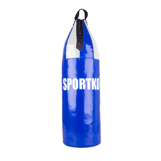 Children’s Punching Bag SportKO MP8 24x70cm - Red-Yellow - Blue-White