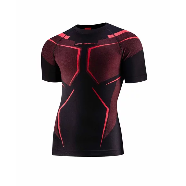 Pánské funkční triko Brubeck Dry s krátkým rukávem SS1466M - Black/Graphite