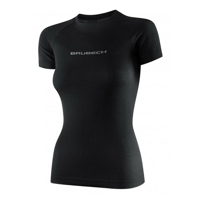 Women’s Short-Sleeved T-Shirt Brubeck 3D Run PRO - Black