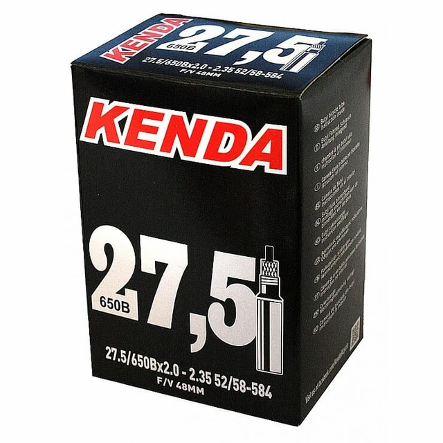 KENDA Tire Tube 27.5" 52/58-584 FV - 48mm Valve