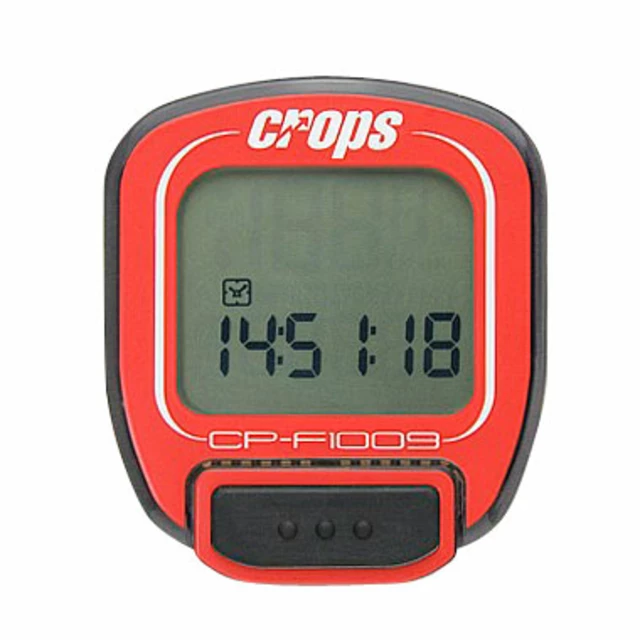 Wireless Cycling Computer Crops W1009 - Black - Red
