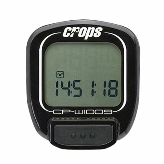 Wireless Cycling Computer Crops W1009 - Black - Black