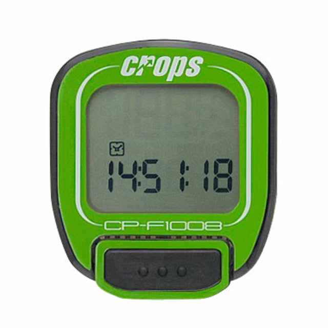 Cycling Computer Crops F1008 - Black - Green
