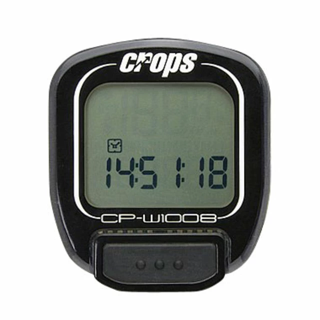 Cycling Computer Crops F1008 - White - Black