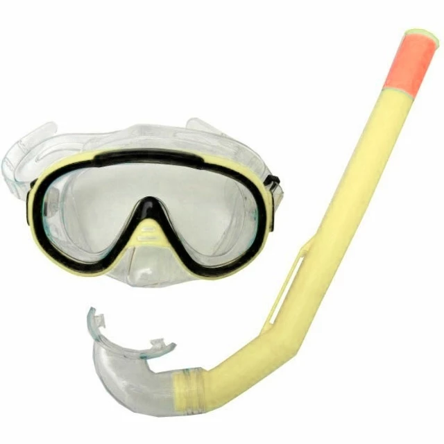 Snorkelling Set Francis Cristal Junior - Blue - Yellow