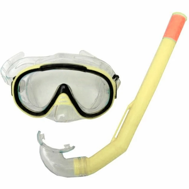 Snorkelling Set Francis Cristal Junior - Green - Yellow