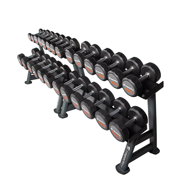 Two-Shelf Dumbbell Rack inSPORTline Profirack II