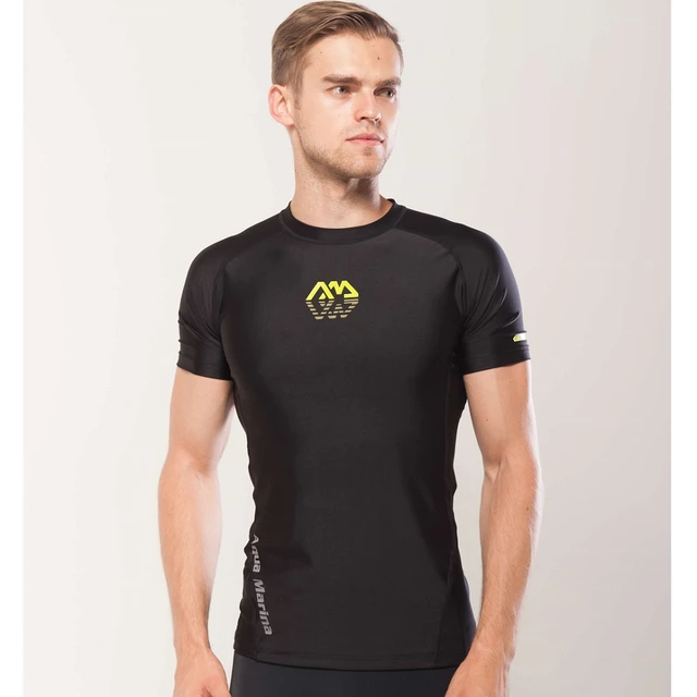 Men’s Rashguard Aqua Marina Scene - White