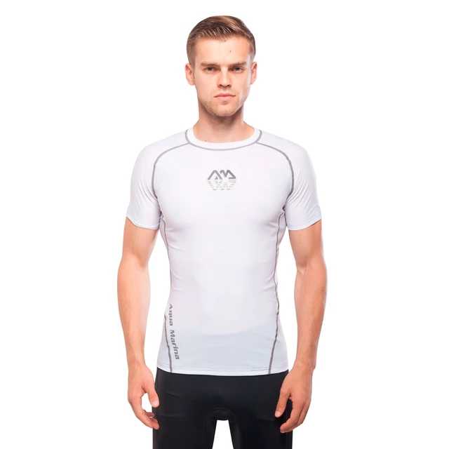 Men’s Rashguard Aqua Marina Scene - White - White